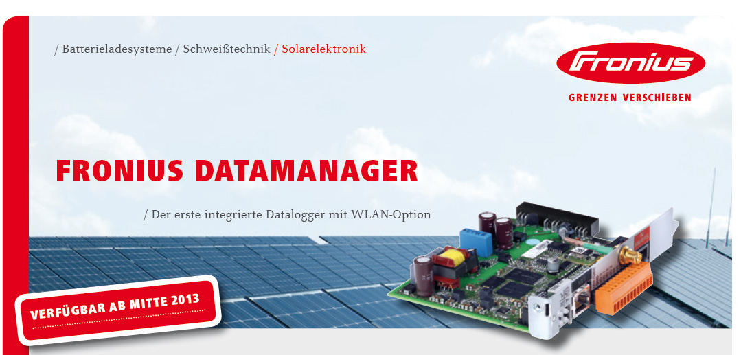 Grafik Fronius Datenblatt Datamanager