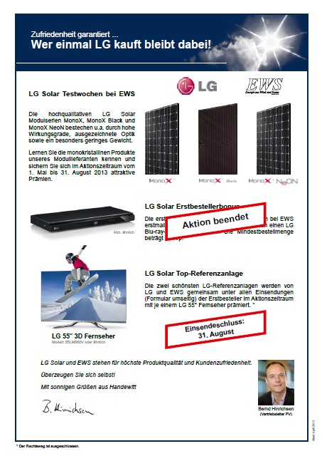 LG-Aktionsblatt