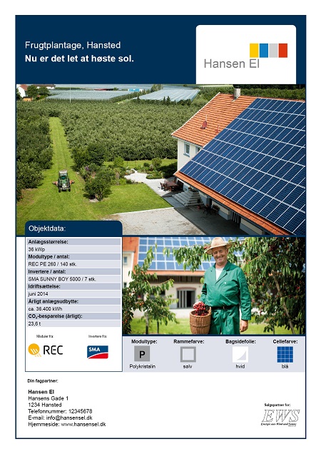 Referenzanl&aelig;g Bilagsblad