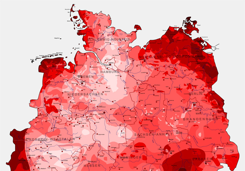 Solarertrag-Nord Ertragskarte