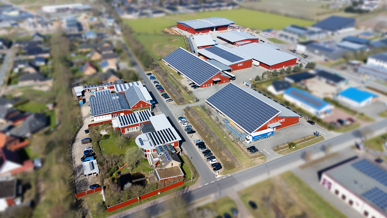 Luftaufnahme der EWS Firmengeb&auml;ude